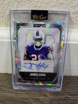 Wild Card ESPN 2026 James Cook Buffalo Bills Auto 1/1