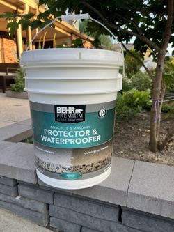 BEHR PREMIUM 5 gal. Natural Protector & Waterproofer - Concrete & Masonry / 5 gal, natural no. 980 /