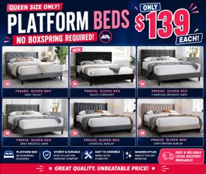Queen bed frames