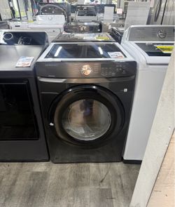 SAMSUNG BLACK STAINLESS 7.5 CU FT GAS DRYER 🔥