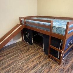 Loft Twin Bed With Slide
