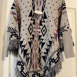 Mexican Sweater/ Ponchos 100% Hechos en Mexico 