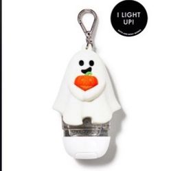 2025 Bath And Body Light-up Glow-in-the-Dark Ghost Hand Sanitizer Holder