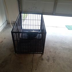 Rolling Puppy Cage 