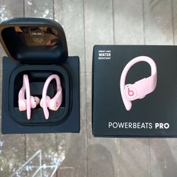 Beats By Dre Powerbeats Pro Wireless Earbuds in Pink