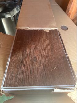 New Vinyl Flooring – Arbor Oak (Dark Wood Finish)approx 540 sq ft