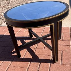 Circle Mirror End Table