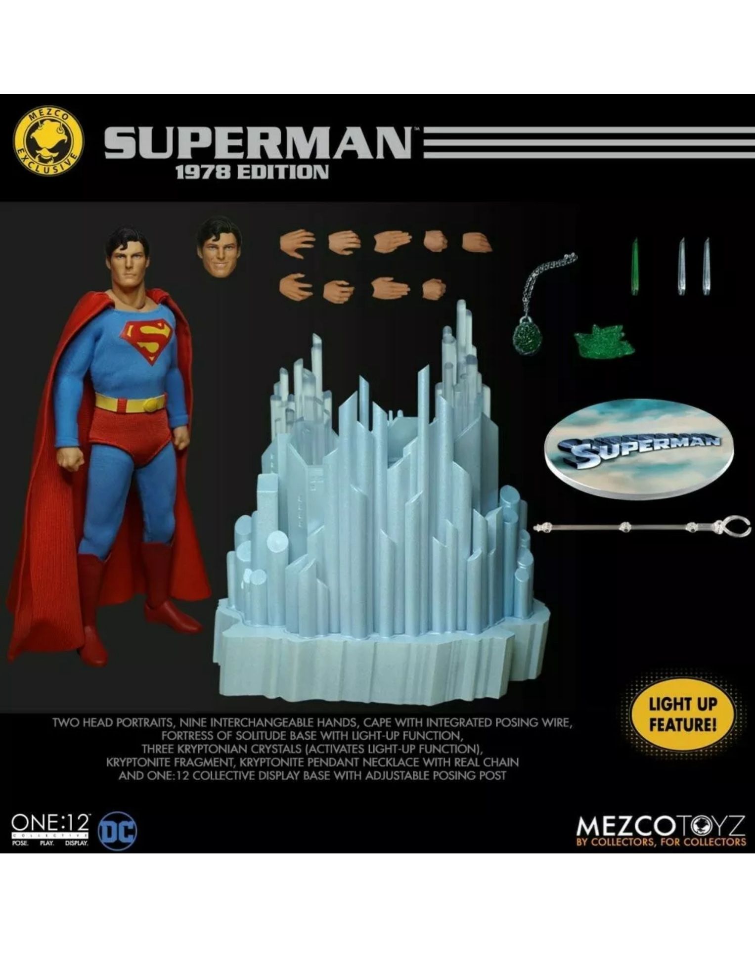 Mezco DC 1:12 Collective Superman 1978 Christopher Reeve Classic Superman NEW & Sealed
