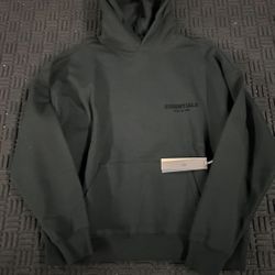 Black essentials hoodie 