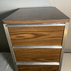 3-Drawer Storage and Filing Cabinet