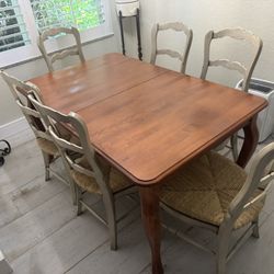 Dining / Kitchen Table And Six Chairs