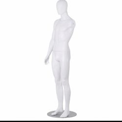 Male Mannequin Full Body On stand missing One Arm