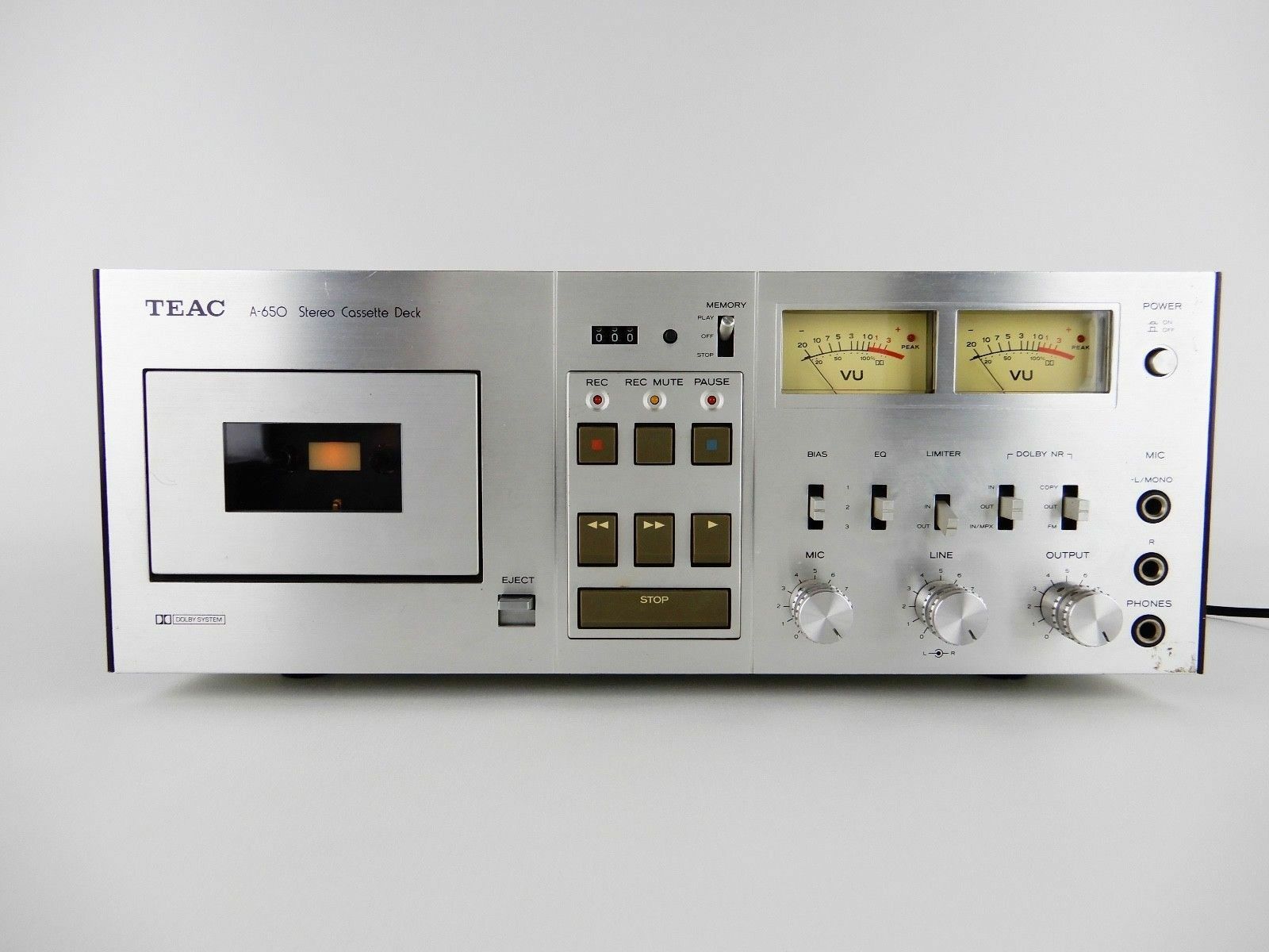 Teac A-650 Stereo Cassette Deck