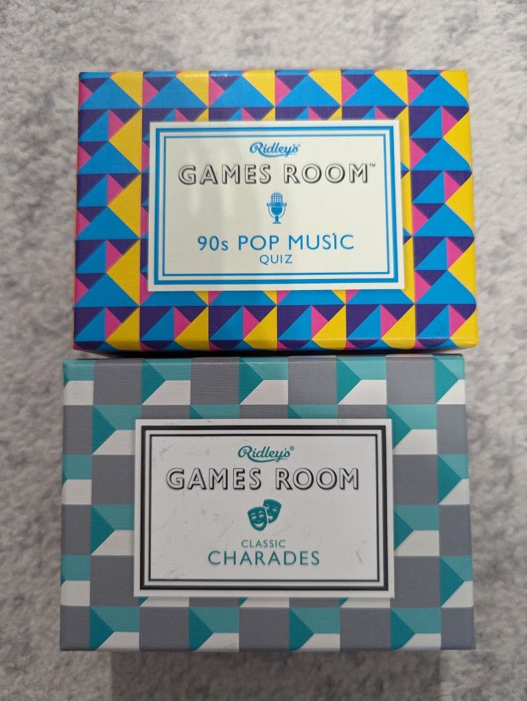 Ridley's Games Room Charades & 90s Pop Music