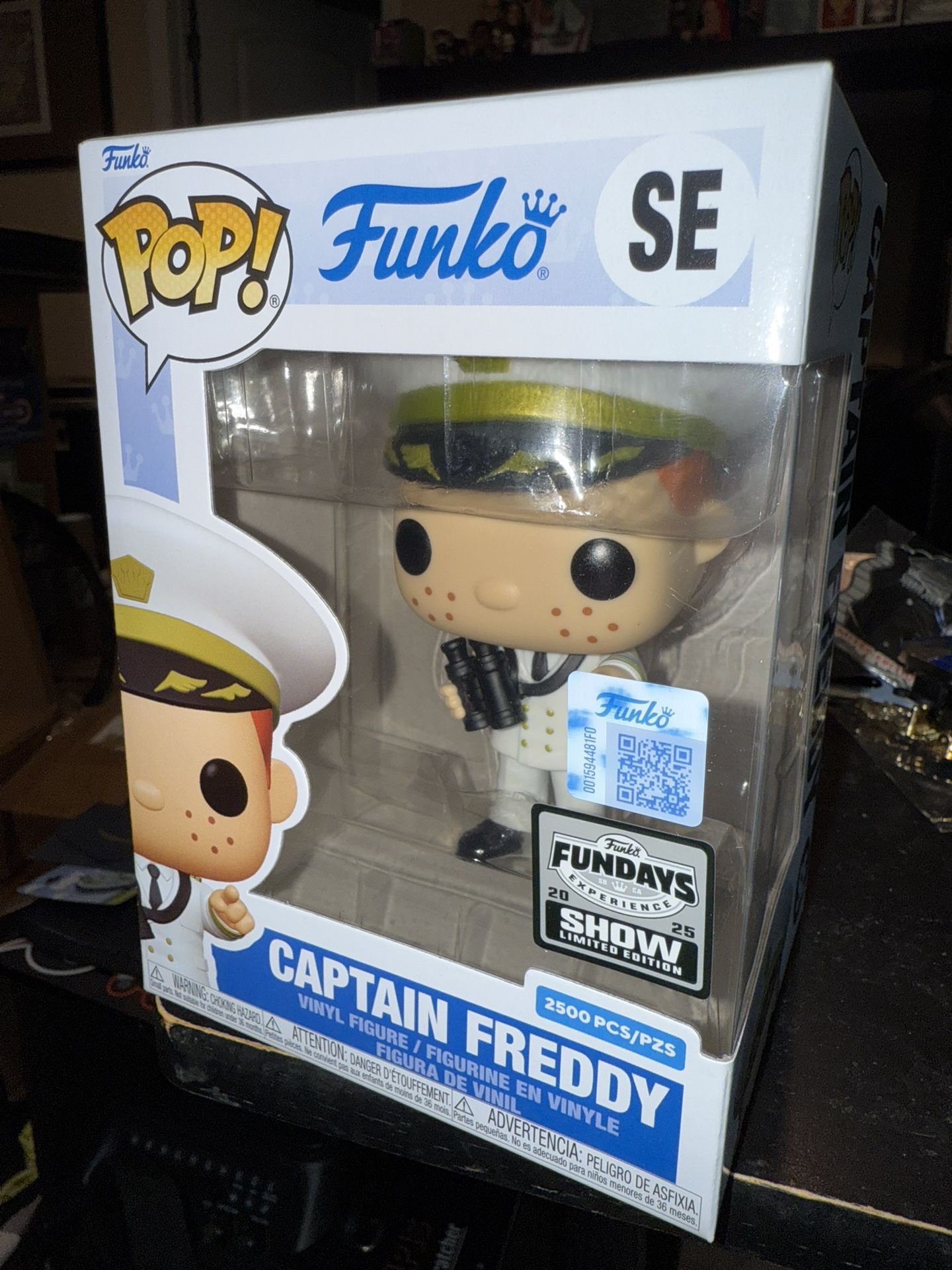 2025 Fundays Funko Pop Captain Freddy Show Edition