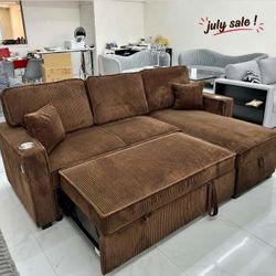 Corduroy pull out bed new in box