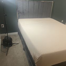 Gray Queen Size Bed