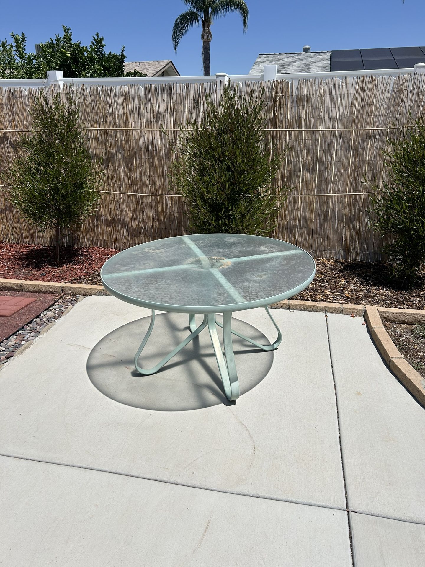 Grass top table