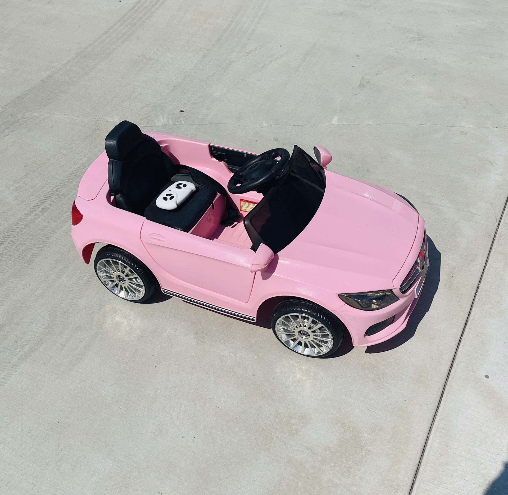 Toddler Hi To 5 Years Old Battery Operated Car With Bluetooth And USB For Music Play Also Come With Remote For  Children That Can’t Hit The Peddle