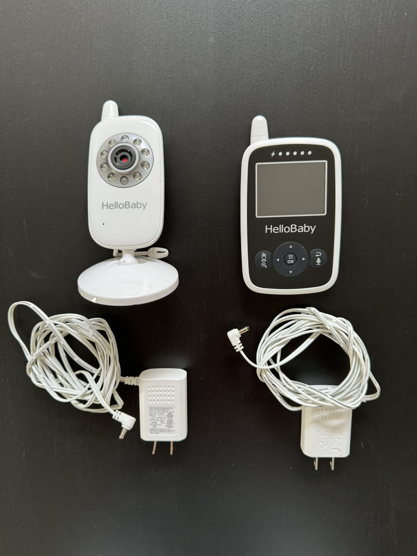 HelloBaby HB24 Digital Wireless Video Baby Monitor With Night Vision/Audio