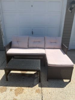 3 Piece Patio Furniture Set