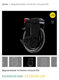 Begode Master V4 Electric Unicycle 50s