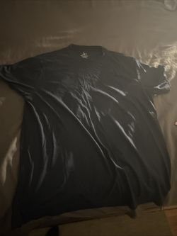 NWT George Men's L 42/44 Blue Short Sleeve Moisture Wicking Crewneck Tee Shirt