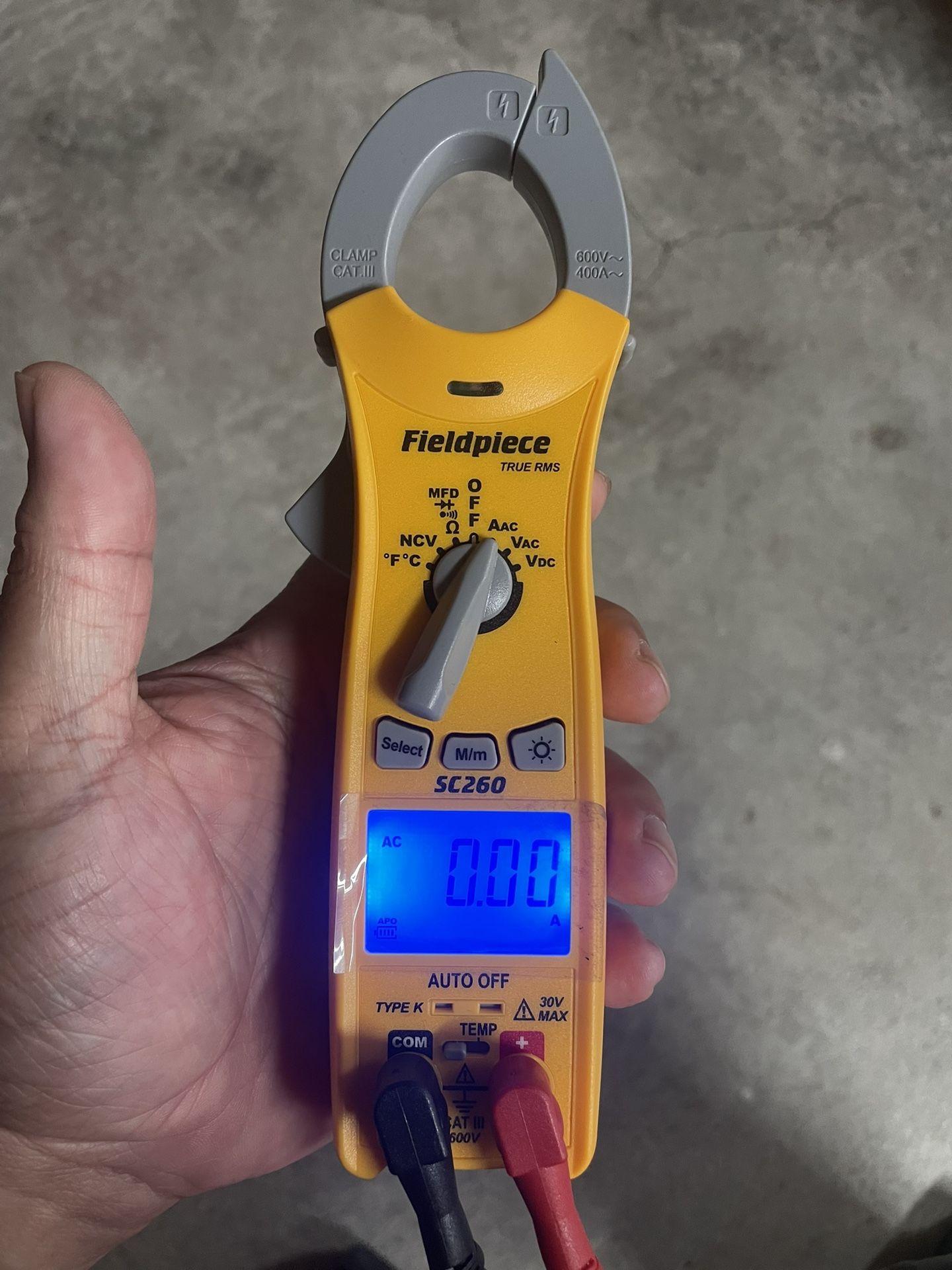 Fieldpiece SC260 digital clamp meter