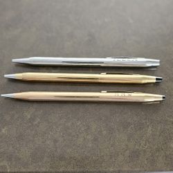 Vintage Cross Pen & Pensil Trio