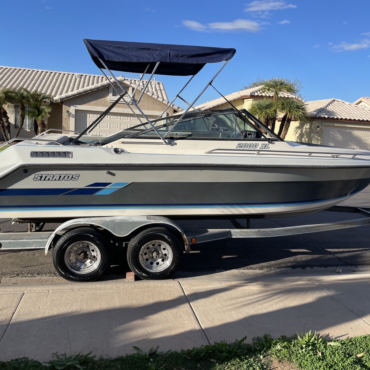 20’ V8 Open Bow Ski Boat