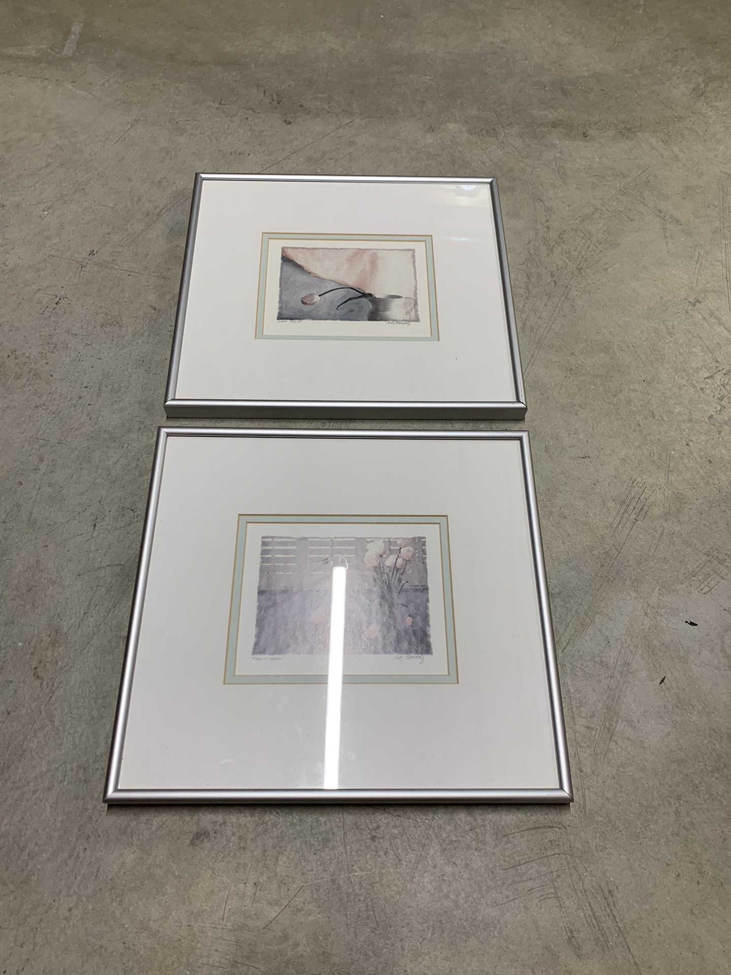 May Mandalf Last Tulip Tulip Table Decorative Wall Art Frames Lot of 2