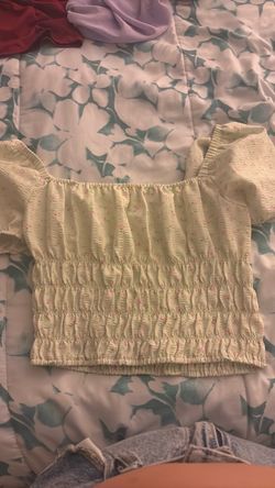 Floral Smocked Crop Top