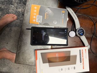 Samsung Galaxy S22 Ultra with S Pen Unlocked and Galaxy 6 Smartwatch Unlocked