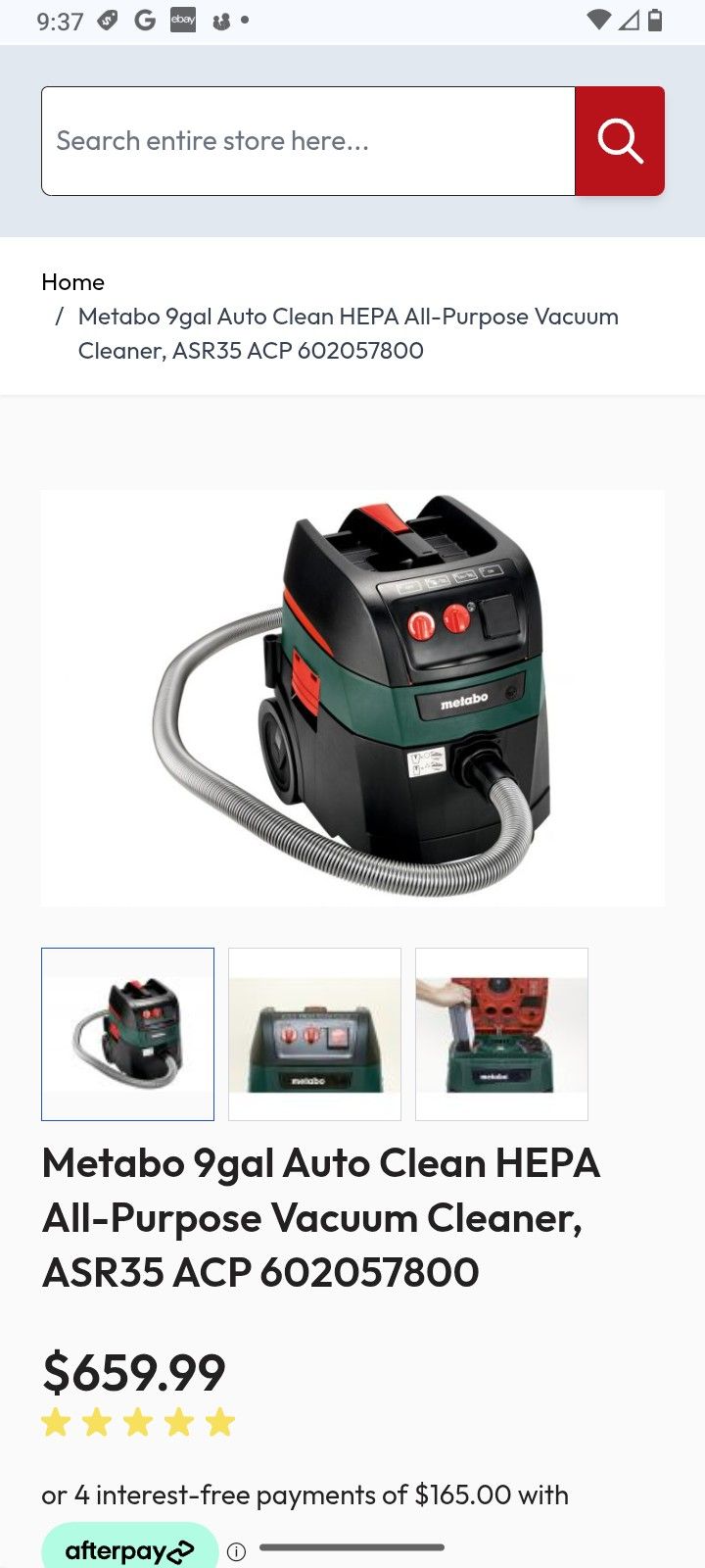Matabo Concrete Dust Vac