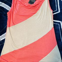 THX drape neck sleeveless top NEW size XL