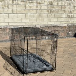 XL Double door dog crate