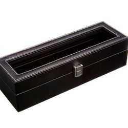 Heritor Automatic Genuine Leather Watch Storage Box - 6 slots Retail price at $100