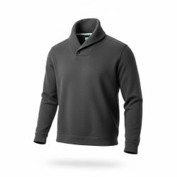 Tommy Bahama Men's Monserrat Shawl-Collar Sweater, Coal Heather Size M Stylish