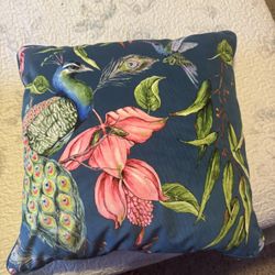 2 Cute Peacock Pillows 