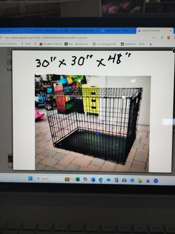 Large Wire Pet Cage Great Condition Cash Only Please