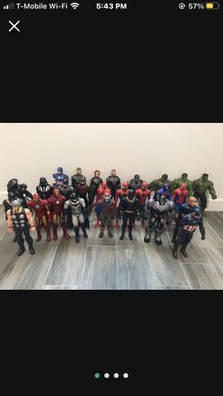 28 Action Figures /not Selling Separately /price Is Firm No Lower /no Delivery Or Shipping Located In Hesperia CA