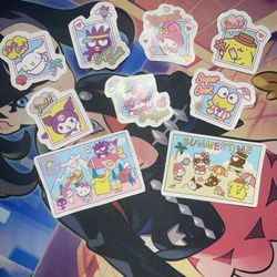 Hot Topic Limited Edition Sanrio Summer Sticker Set