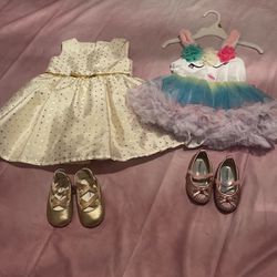 Baby Girl Dresses And Shoes