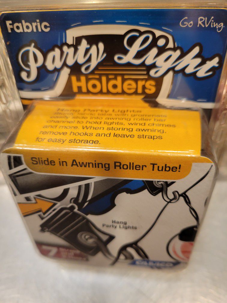 RV Awning Party Light Holders