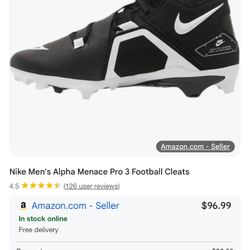 nike men's alpha menace pro 3 Size 14