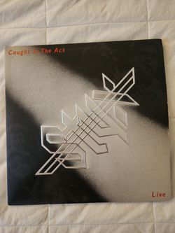 STYX CAUGHT IN THE ACT LIVE 2 LP DJ COPY NEVER PLAYED DISPLAY ITEM