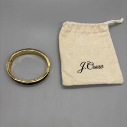 J Crew Cheetah Print Hinged Stackable Bangle Bracelet