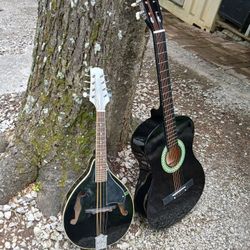 Brand New Acoustic Guitar And Mandolin Set 