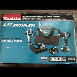 Lithium-Ion Brushless Cordless Hammer Drill and Impact Driver Combo Kit