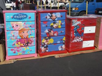 Brand New Cartoon Character Chest Or Closets 